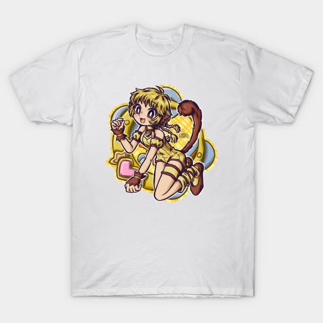 Pudding Fong - Tokyo Mew Mew T-Shirt by Angi.Laguado